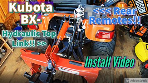 2K views 4 years ago A Demonstration on how powerful rear remotes (Hydraulics) are on a Kubota tractor. . Kubota bx2380 rear remote kit amazon